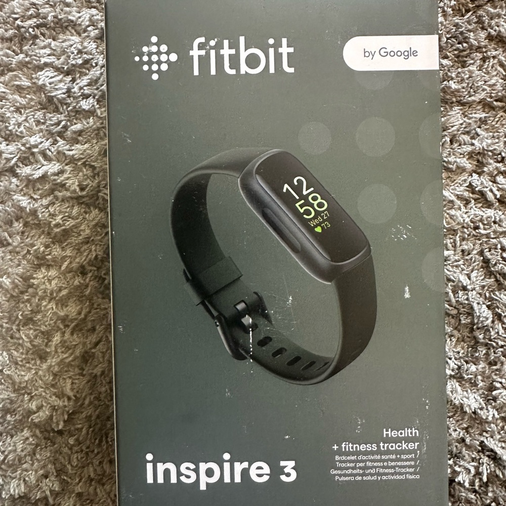 Fitbit Inspire 3 Black Fitness Tracker